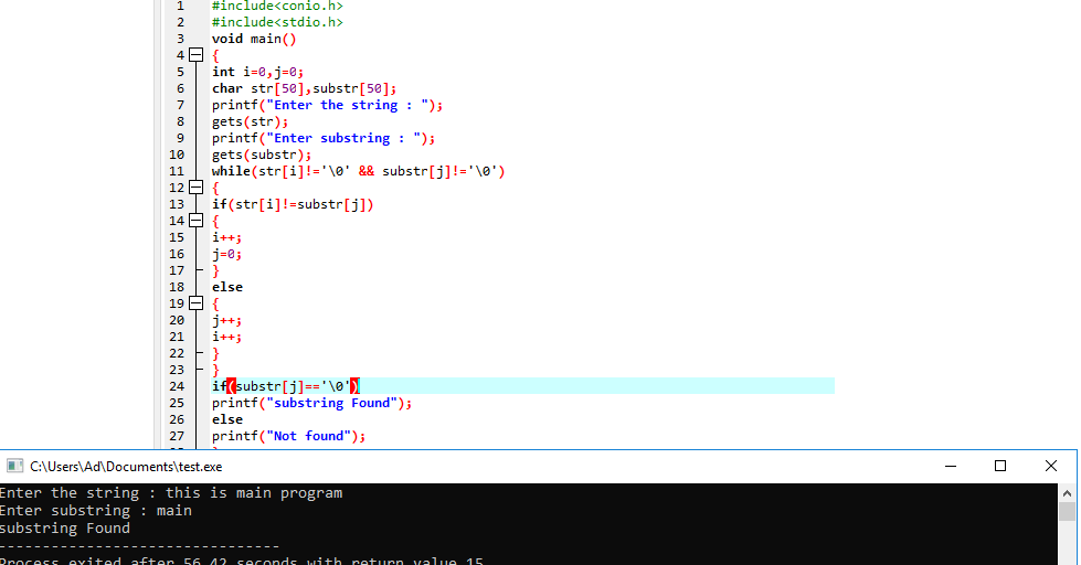 find substring using c Sharp Tutorial